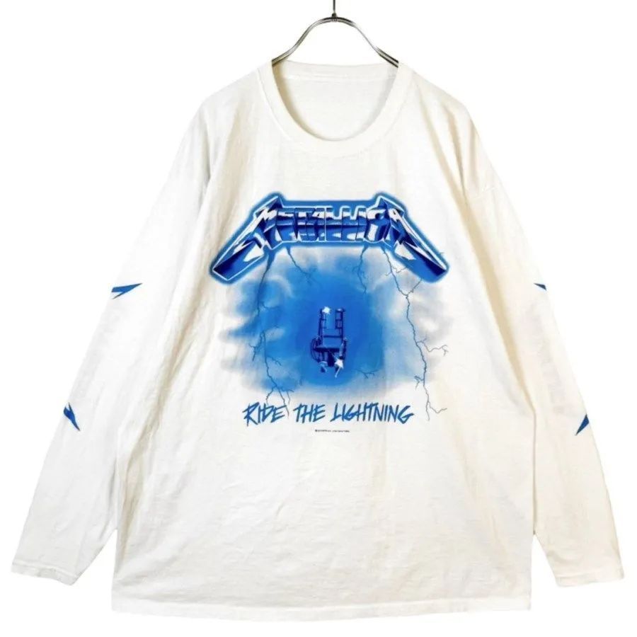 メタリカMETALLICA長袖TシャツバンドTシャツバンTロンTロックT