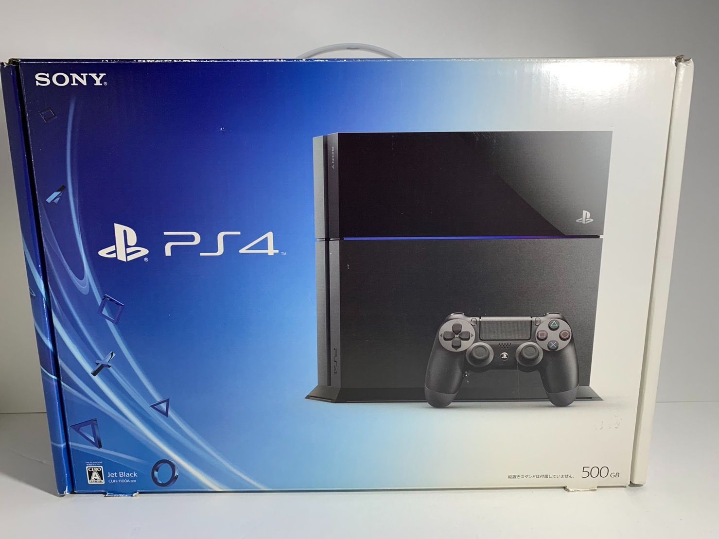 25.PlayStation 4 ジェット ブラック 500GB CUH-1100AB01 併売品