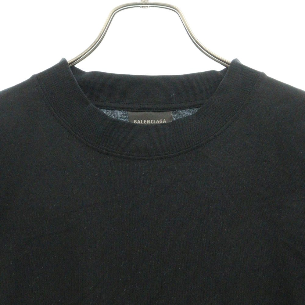 BALENCIAGA (バレンシアガ) Garde-Robe オーバーサイズTシャツ ブラック 724509 TNVL8 - メルカリ