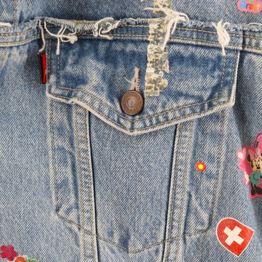 VETEMENTS (ヴェトモン) 18AW×Levis Tribal Sticker Oversize Denim