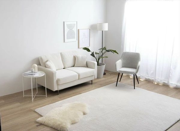 ベロアソファ 幅136cm