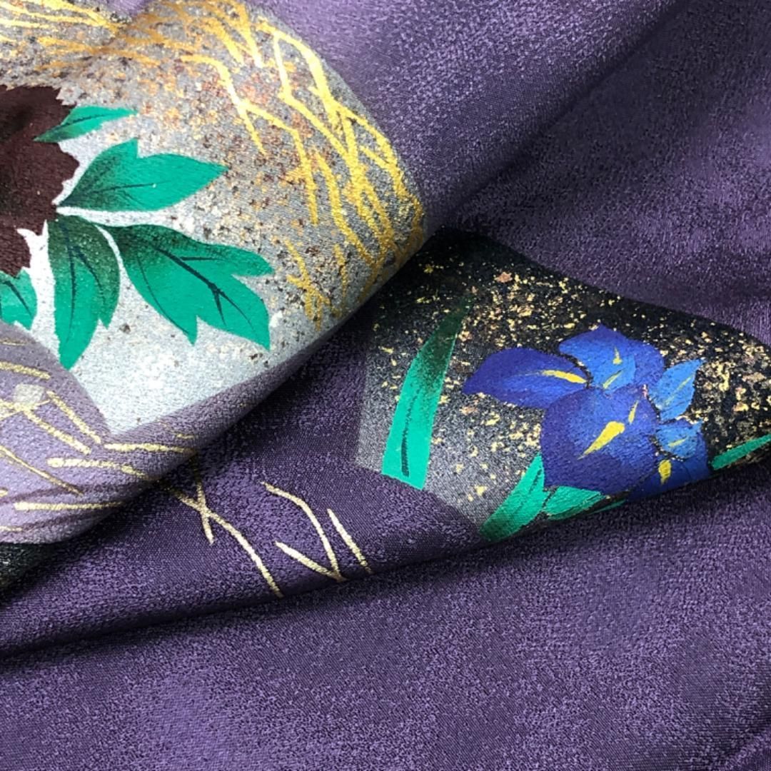 葡萄紫色 しつけ糸