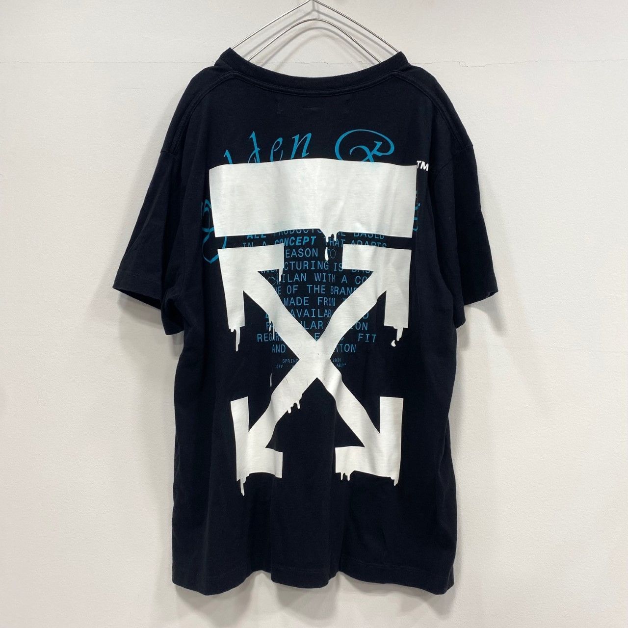 OFF WHITE 20SS ドロッピング アロー オーバーサイズ Tシャツ - 買取