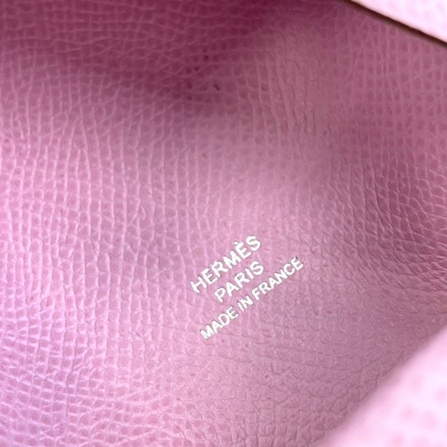 エルメス カルヴィ デュオ エプソン カードケース コインケース ピンク U刻印 HERMES コインケース エルメス カードケース ファッション通販 メンズ ブルーイドラ