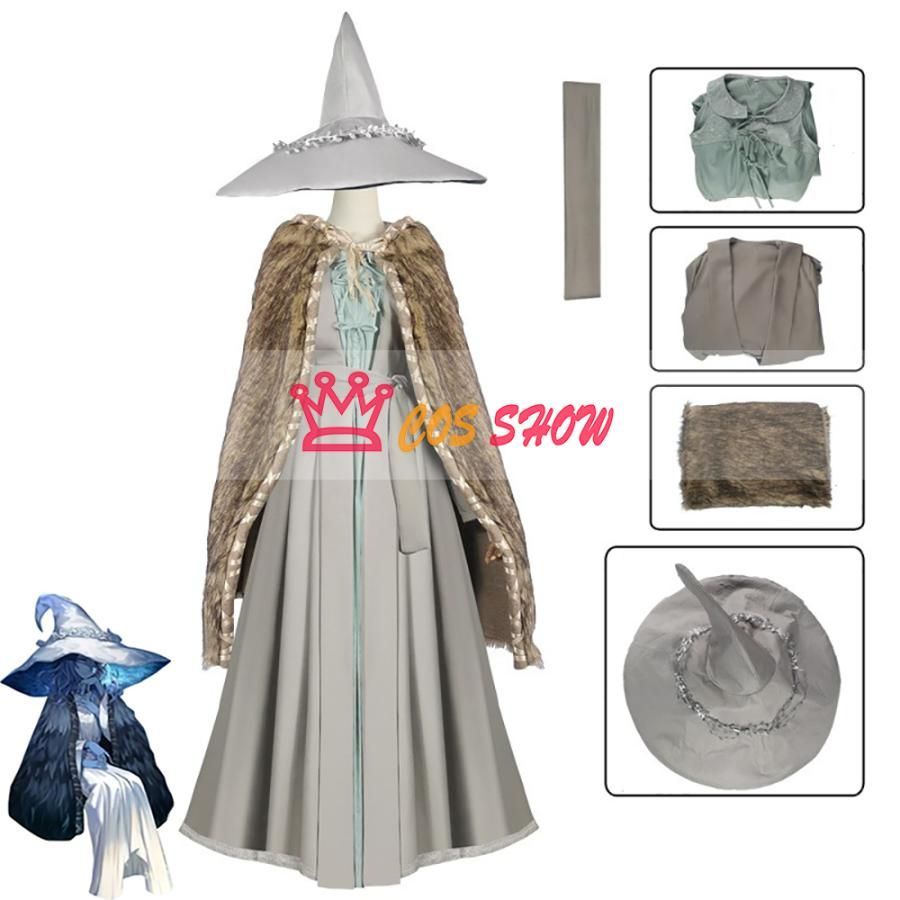 エルデンリング ラニ Elden ring - Ranni the Witch 魔女ラニ コスプレ衣装 帽子付き cosplay 仮装 イベント クリスマス ハロウィン ステー