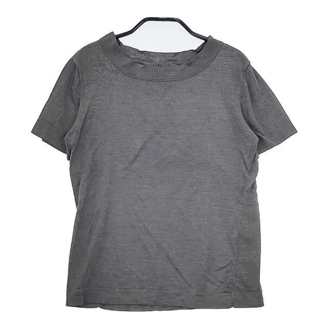 【美品】45R リネン100%カットソー 半袖Tシャツ ピンク 2サイズ marvelous by Pierrot tシャツ レディース カットソー Aライン