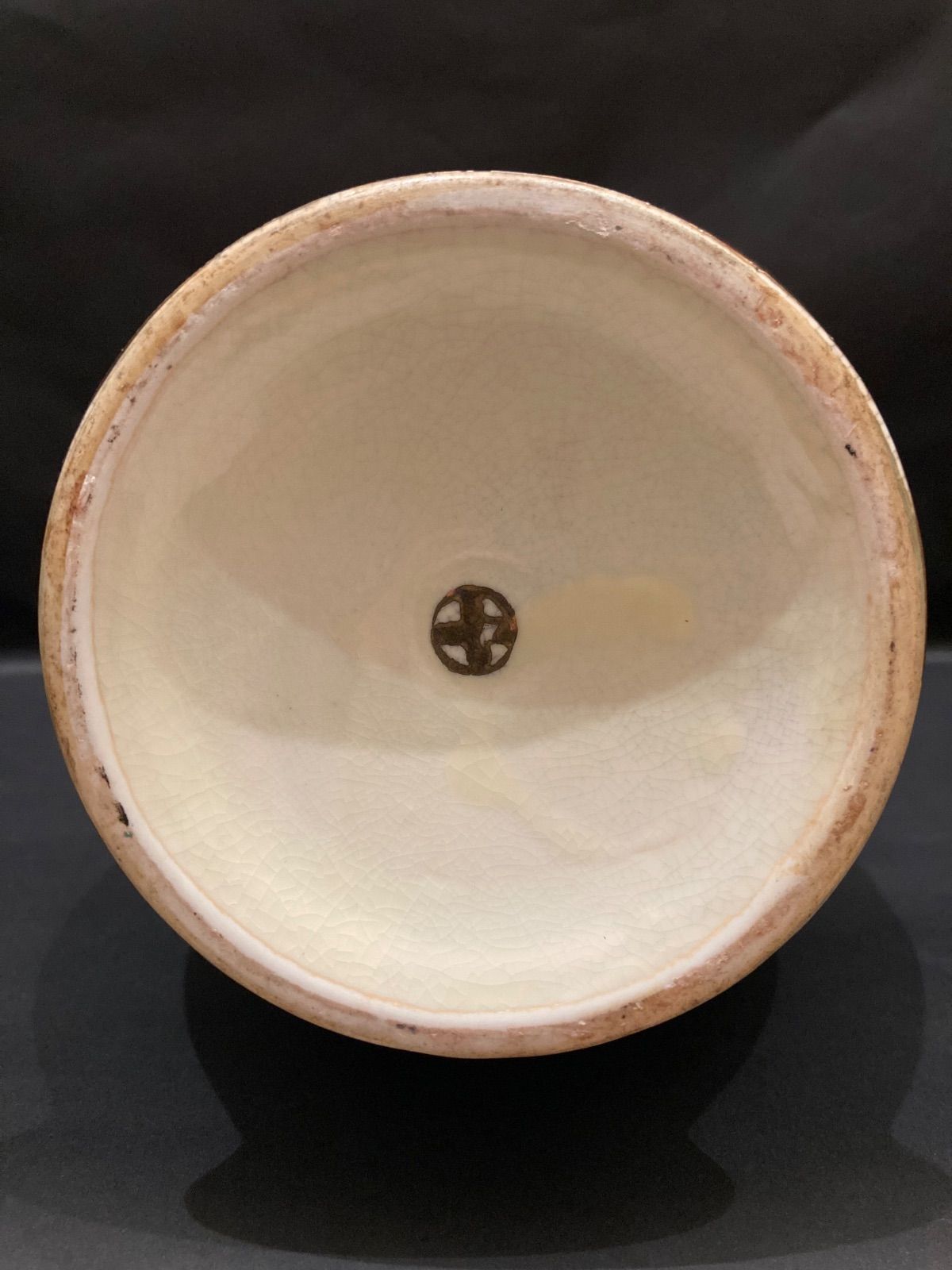 薩摩焼 武将図 花瓶 金彩 色絵 青粒 錦襴手 古美術 骨董 工芸 高級品 薩摩焼 武将図 花瓶 金彩 色絵 青粒 錦襴手 古美術 骨董 工芸 レア商品