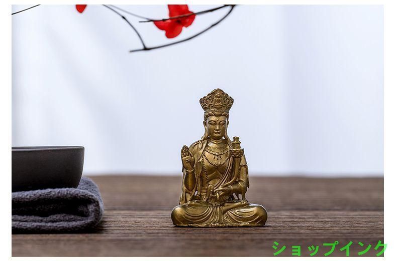 仏教美術 仏像 天冠弥勒菩薩仏像 小仏像 銅製 銅器 仏教美術 仏像 天冠