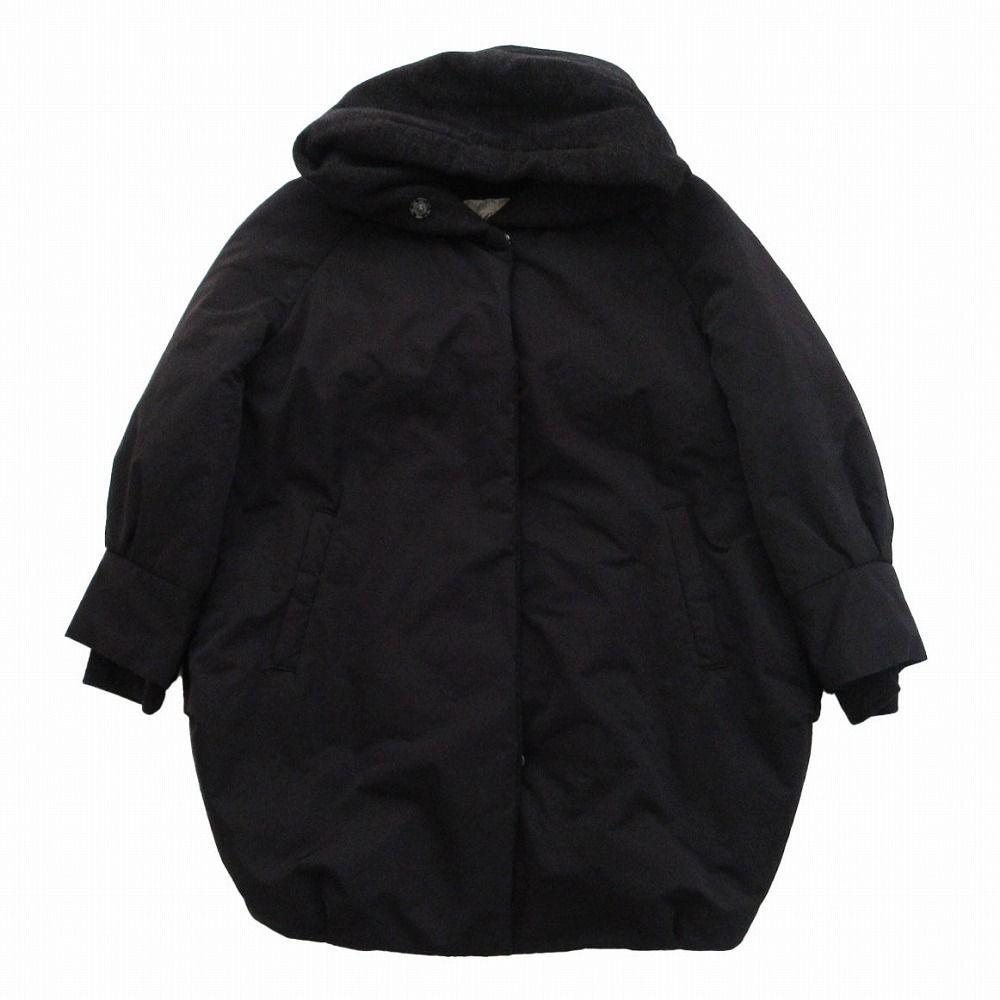 アパルトモン　Lisiere ブラック　フード　コート lisiere LAppartement アパルトモン フーデット 中綿 コート