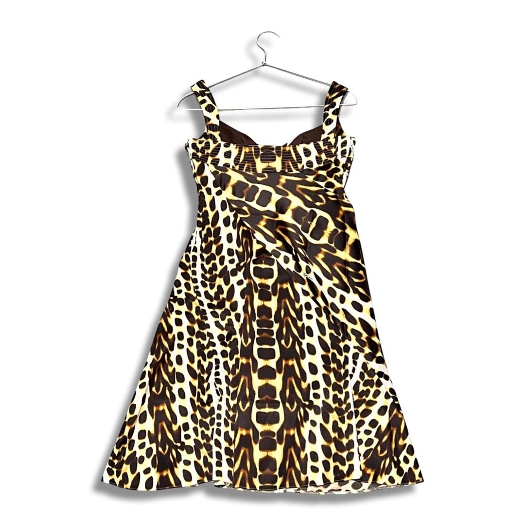 JUST Cavalli ジャスト カヴァリ レオパード柄 ノースリーブ 