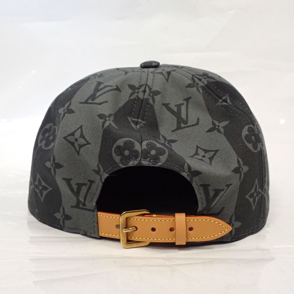 Th 997482 ルイ ヴィトン キャップ LV MADE ストライプ NIGOコラボ MP 3259 グレー×ブラック系 Lサイズ LOUIS VUITTON その他 キャップ