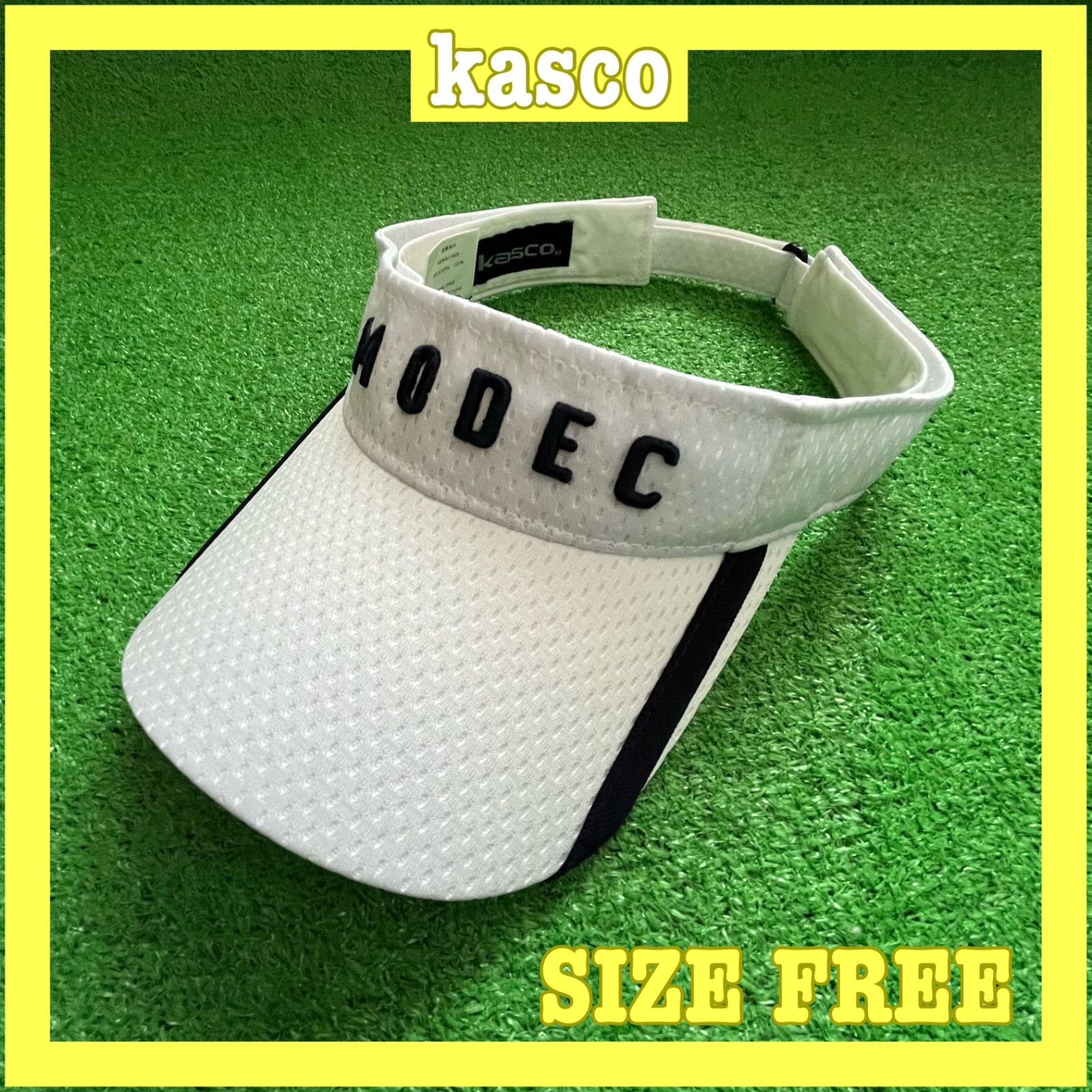 kasco キャスコ MODEC 速乾性 メッシュ サンバイザー F - メルカリ