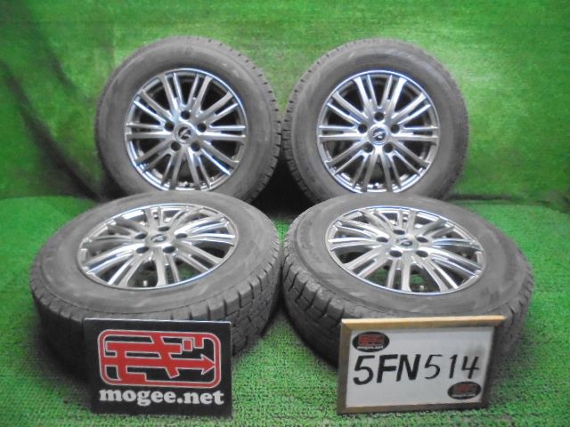 5FN514 E2 製 195 65R15 ヨコハマタイヤ iceGUARD iG60 スタッドレスタイヤ アルミホイール4本セット ET43