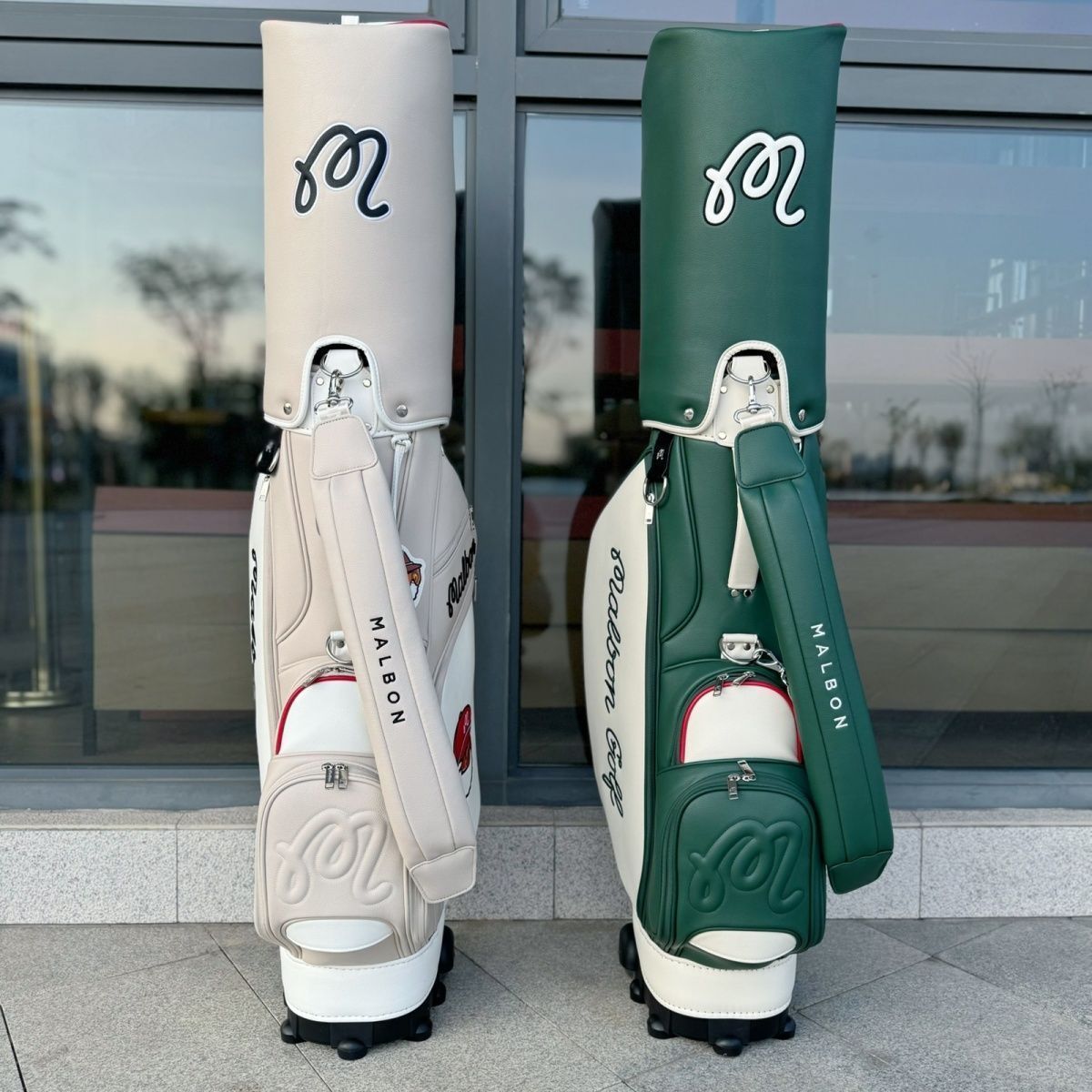 MALBON GOLF ゴルフバッグ キャディバッグ キャスター付 - メルカリ