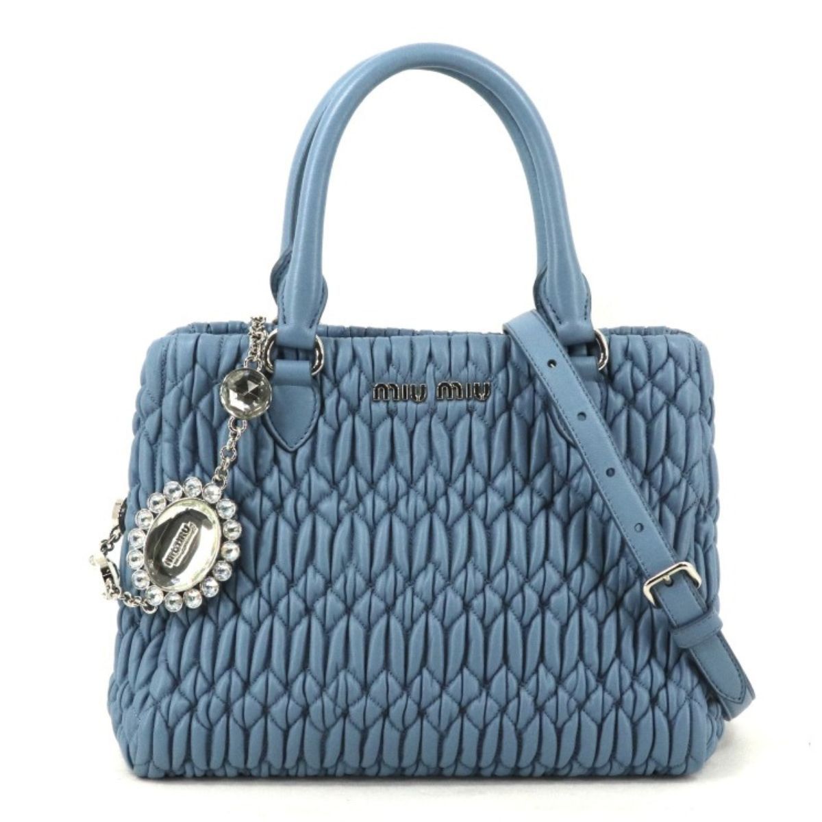 MIUMIU 無し マテラッセ ナッパクリスタル 