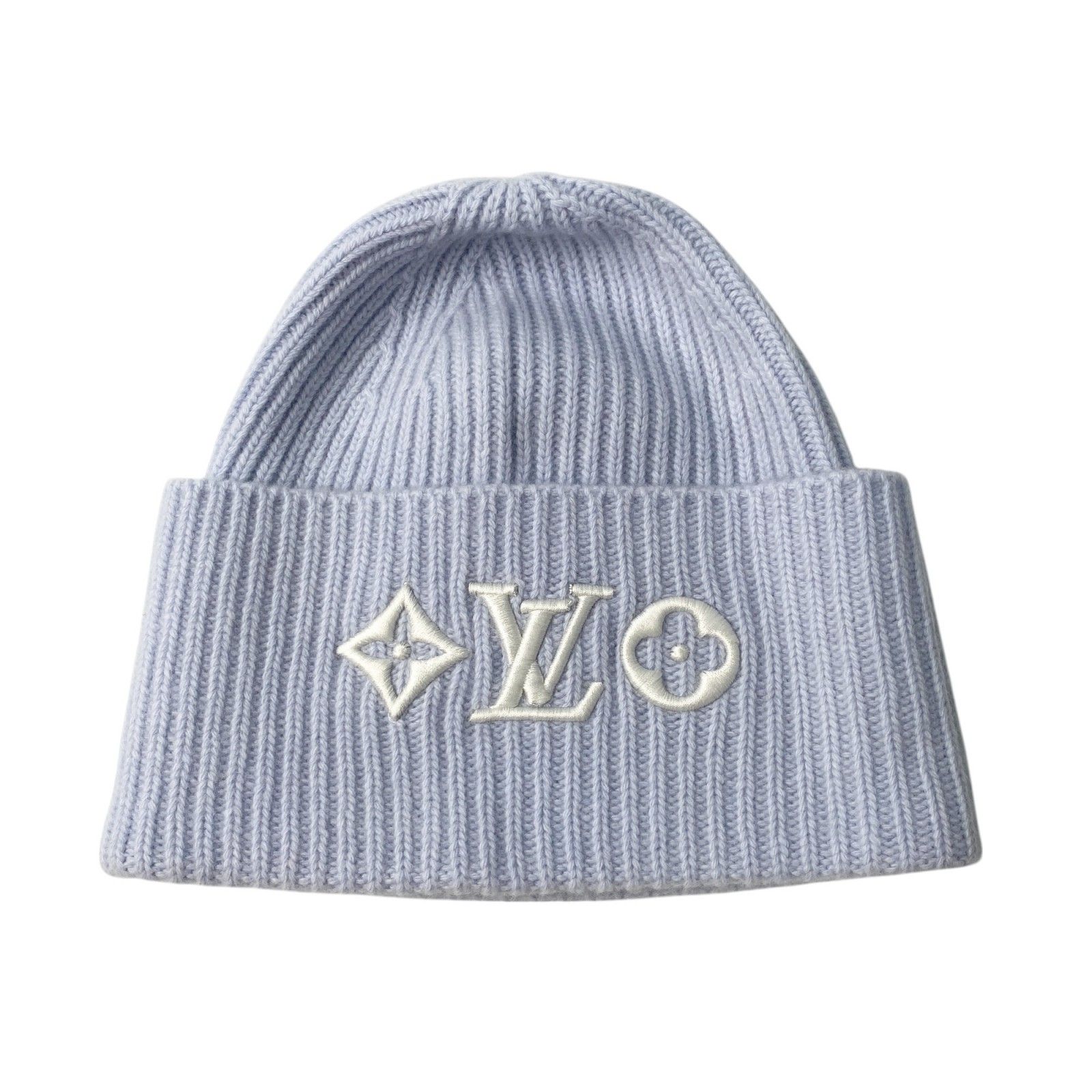 ルイ ヴィトン LOUIS VUITTON レディース LVロゴ ビーニー LV ヘッドライン ニット帽 M93262