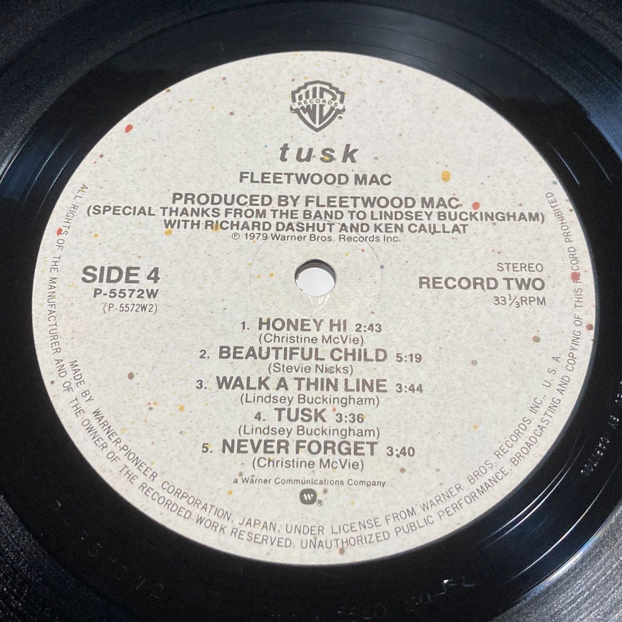 Fleetwood Mac / Tusk レコード