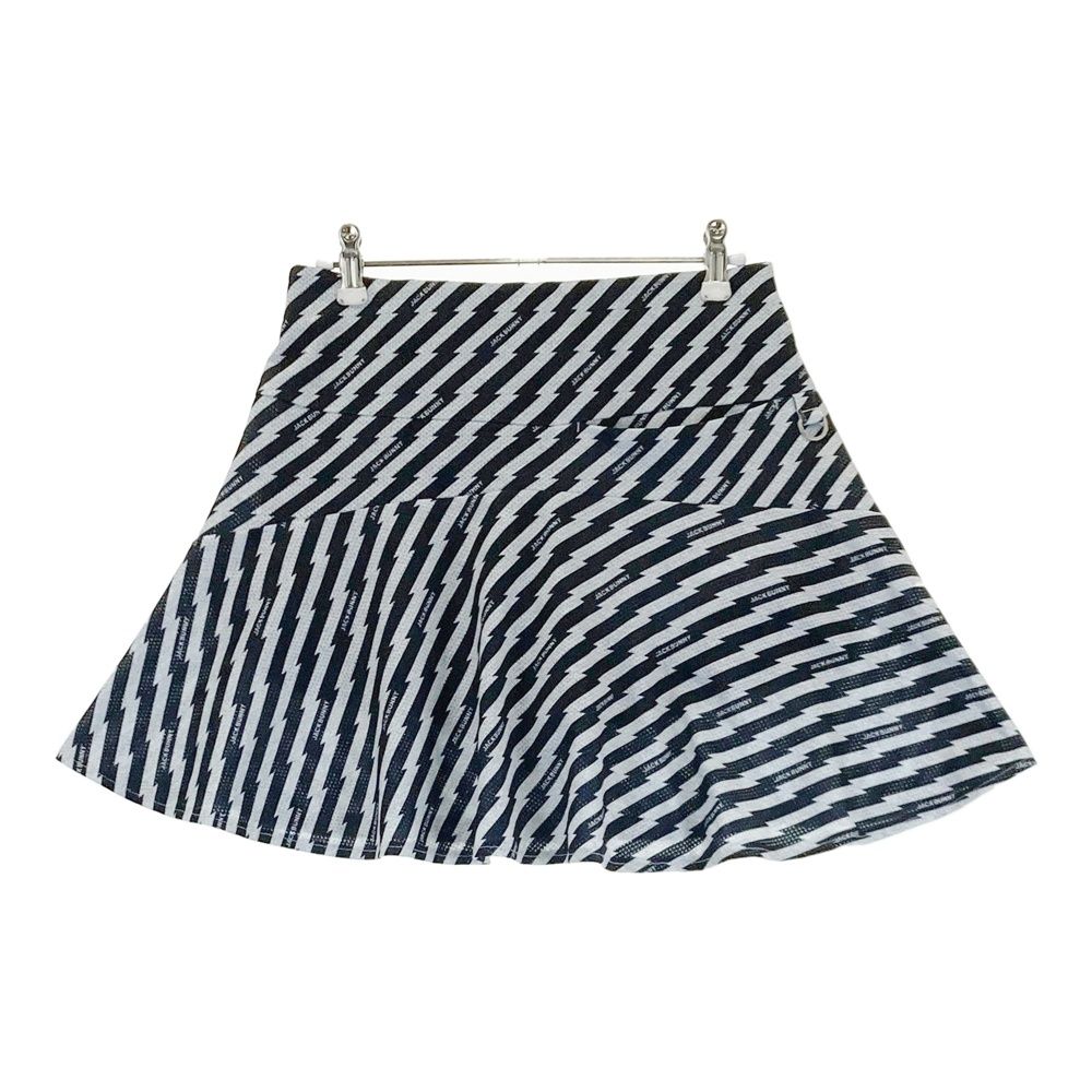 サイズ 1 JACK BUNNY ジャックバニー インナー付 スカート 総柄 ブラック系 240101477774 ゴルフウェア レディース ストスト