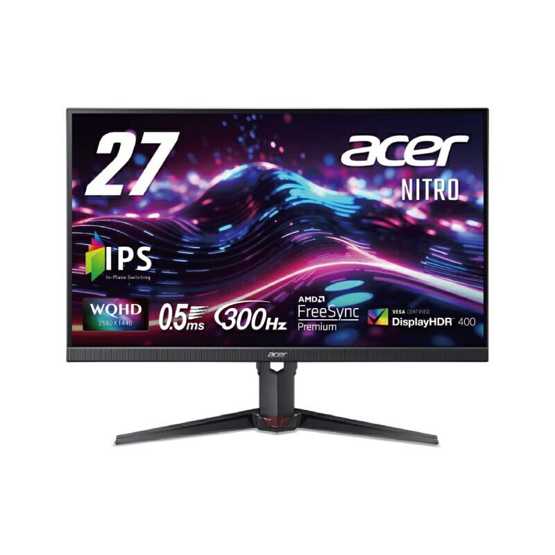 メーカー正規品 ACER エイサー ゲーミングモニター XV272UF3bmiiprx 27型 WQHD 300Hz HDR400対応 高速応答