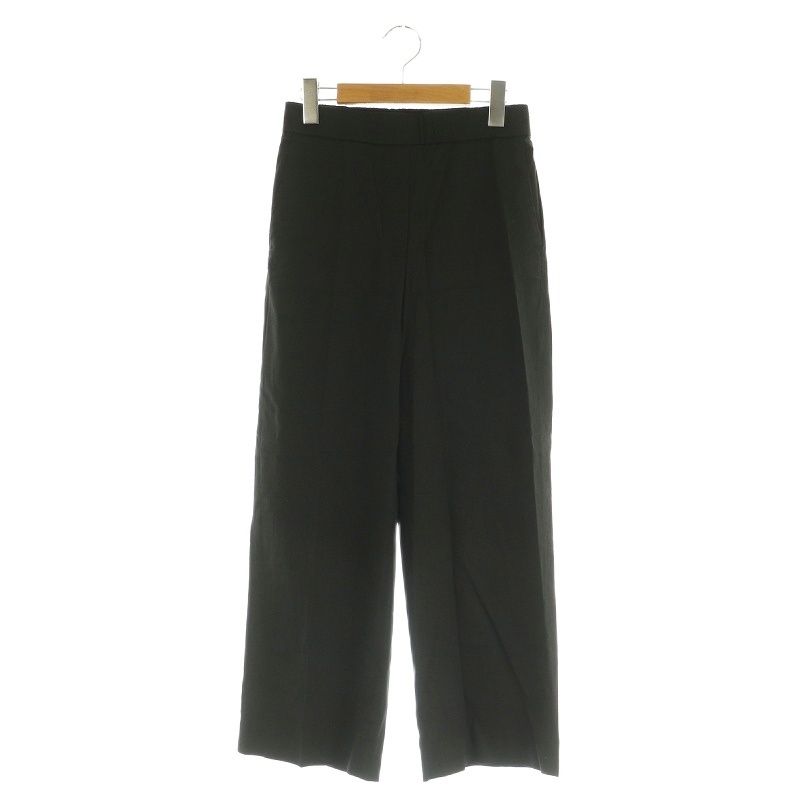 新品タグ付きtheory セオリー　ECO　CRUNCH　WASHリネン混パンツ Theory(セオリー) Eco Crunch Wash Wide Pull On SPRING