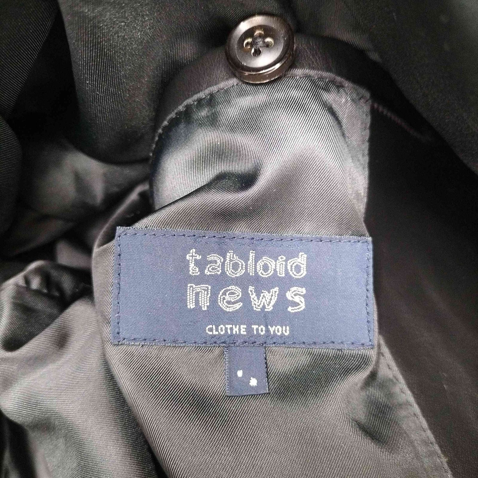 tabloid news 馬革レザージャケット L 黒 テーラードジャケット tabloid news 馬革レザージャケット L 黒 テーラードジャケット