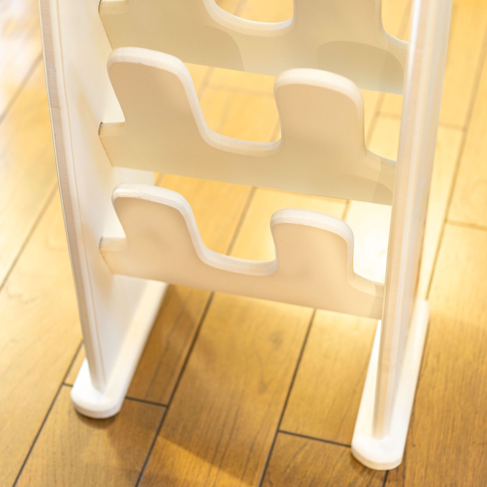 クラック塗装仕上げ スリッパラック