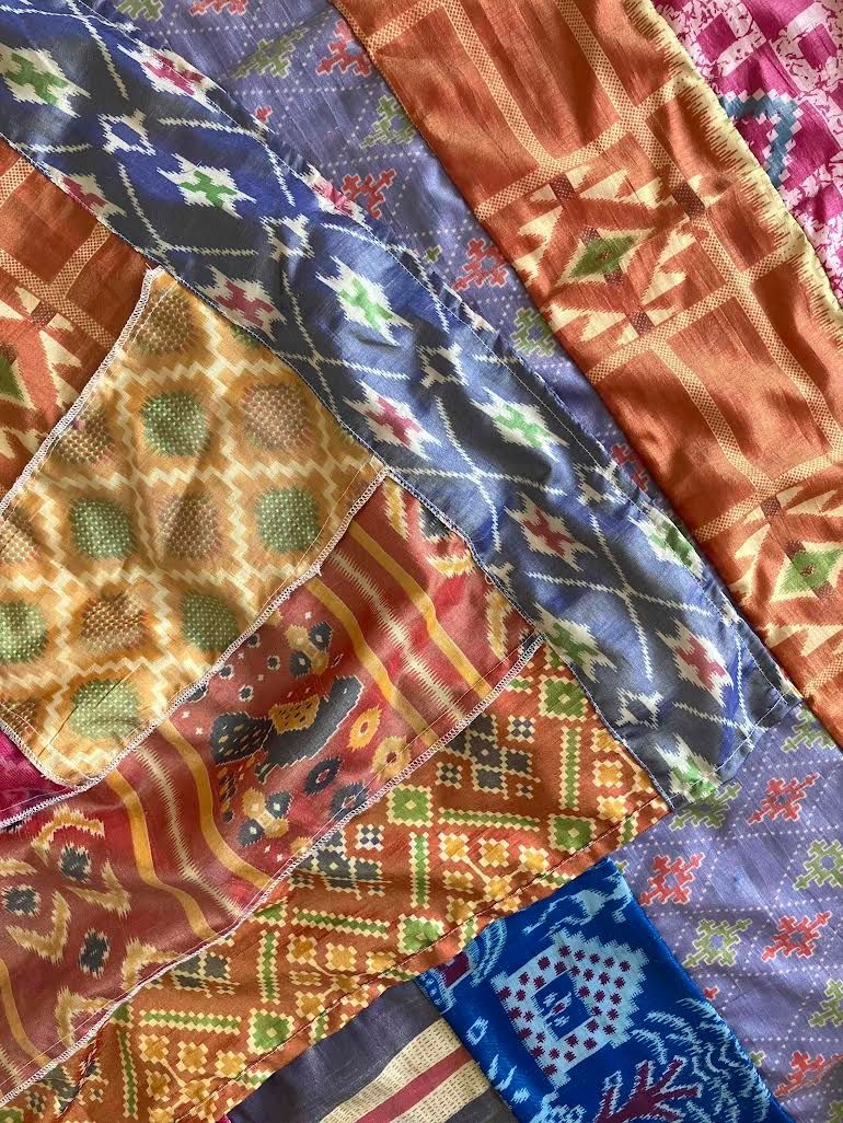 シルク カーテン インドサリー #A2 シングル - メルカリ