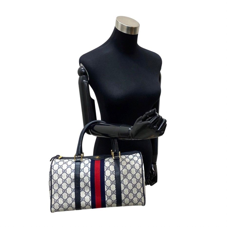 極 美品 GUCCI グッチ オールドグッチ ヴィンテージ シェリーライン GG 