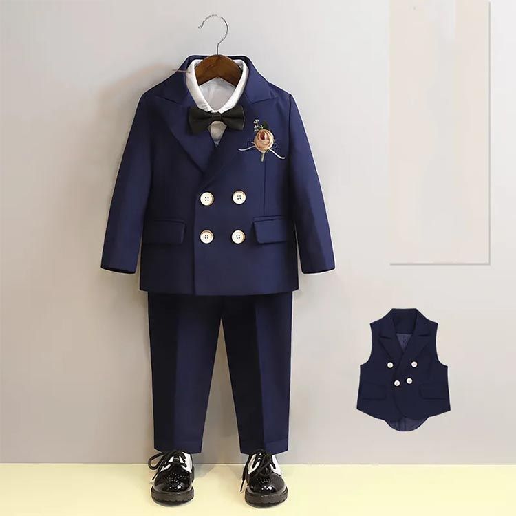 リジェール ノーカラージャケットセットアップ・ピュアコットン
