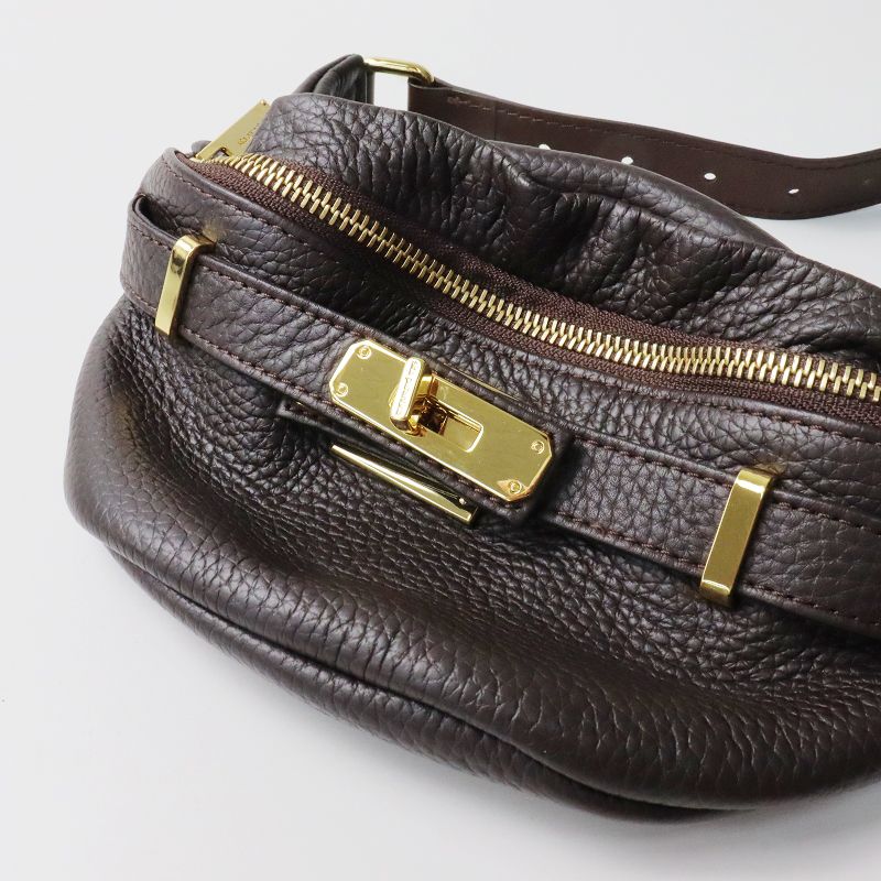 SITA PARANTICA シボカワウエストポーチ ブラウン