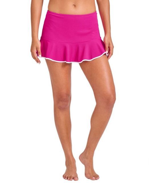 送料無料 トッミーバハマ レディース スカート ボトムス Women s Cabana High-Waist Swim Skirt Pink Maui