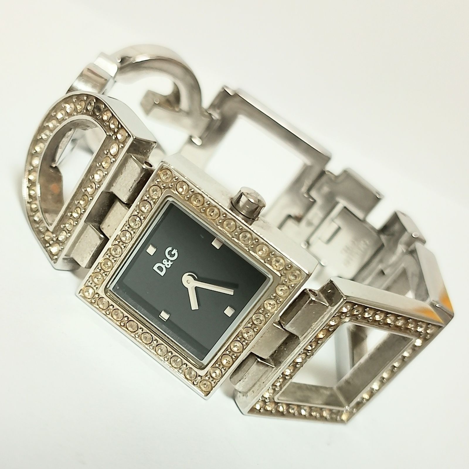 DOLCE&GABBANA　NIGHT&DAY　ジルコニア付SSベルト　腕時計 DOLCE&GABBANA NIGHT&DAY ジルコニア付SSベルト 腕時計 - メルカリ