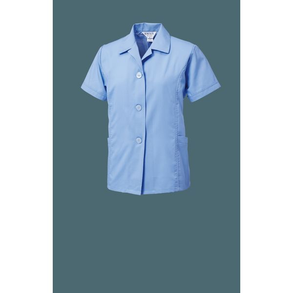 【新品・7営業日以内発送】三愛 SAN-AI 4580507443303 363 女性用事務服 半袖 サックス M【沖縄離島販売不可】