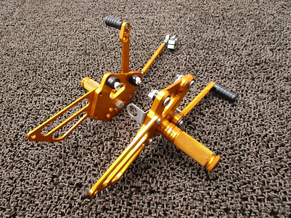 Z250 社外 ベビーフェイス バックステップ ▲A6850 ER250C カスタム素材に カワサキ EX250LE 動画有 FI インジェクション