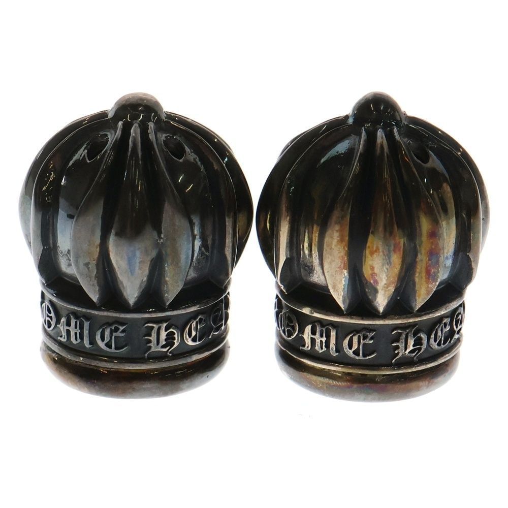 CHROME HEARTS クロムハーツ 2019年クリスマスノベルティ SALT N PEPPER SHAKER ソルトアンドペッパー ソルト-ペッパー 塩胡椒入れ シルバー