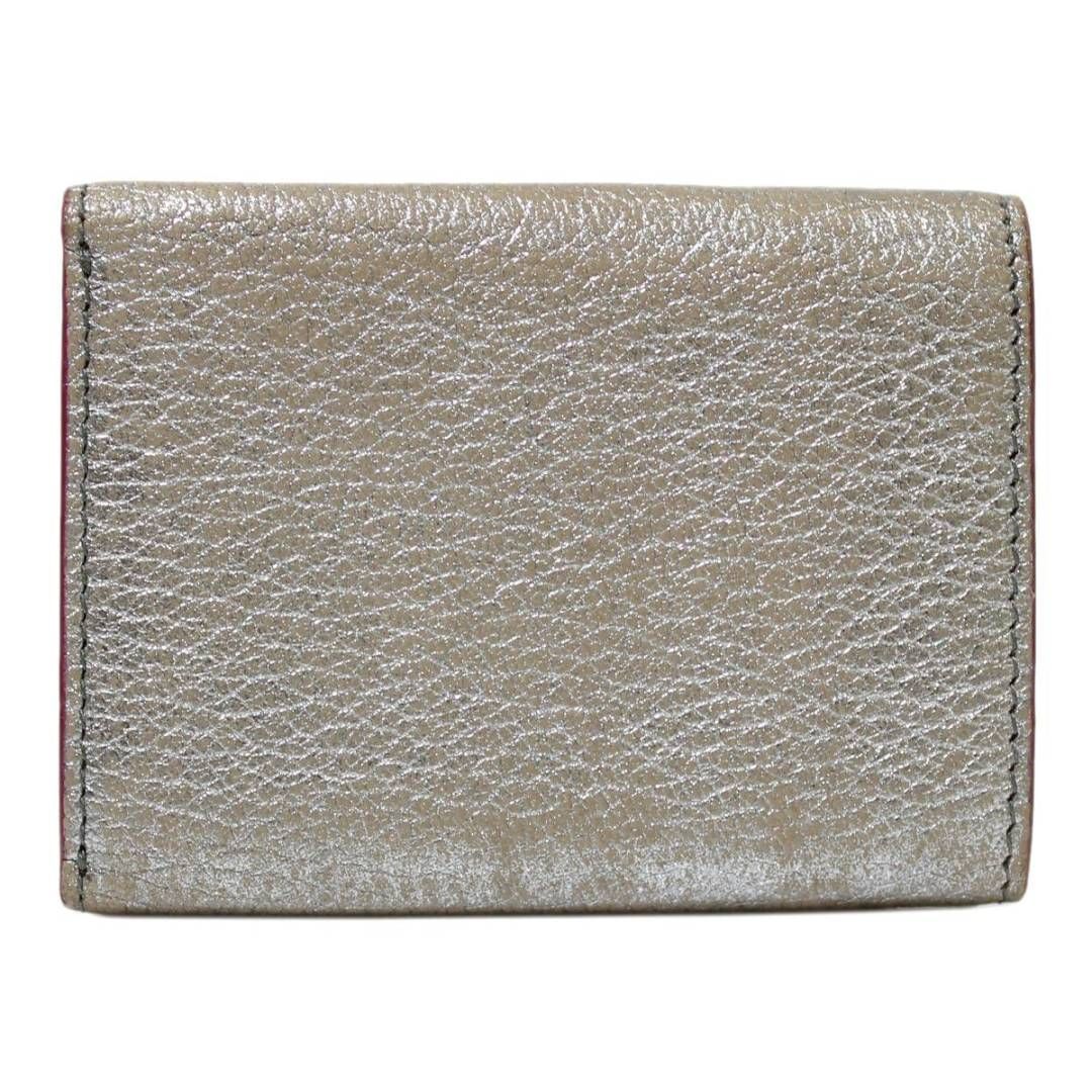 MIU MIU/ミュウミュウ マドラスラブ 三つ折り財布 コンパクト財布  