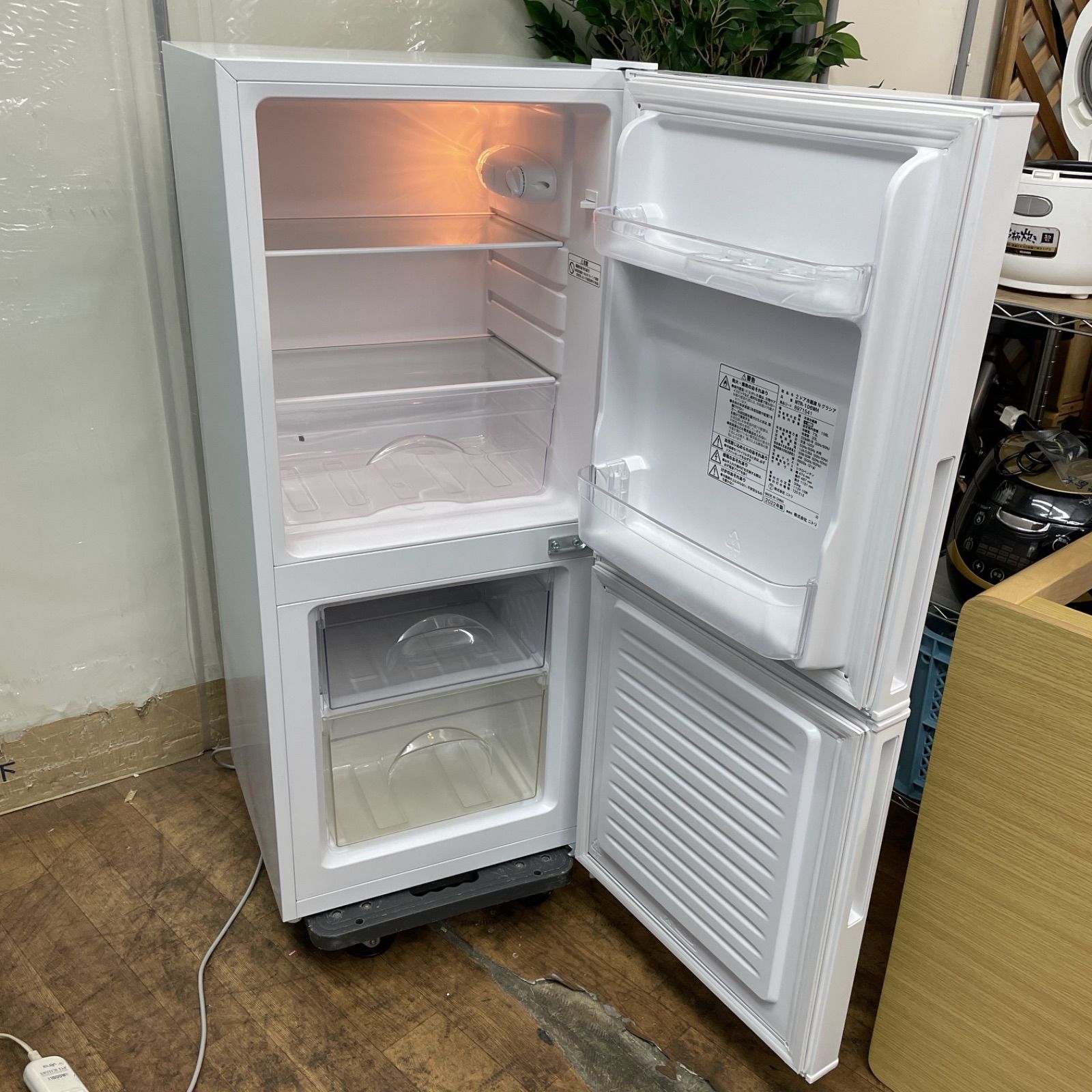 ニトリ・2ドア冷蔵庫・グラシア・NTR-106・106L・2020年製・No.200708