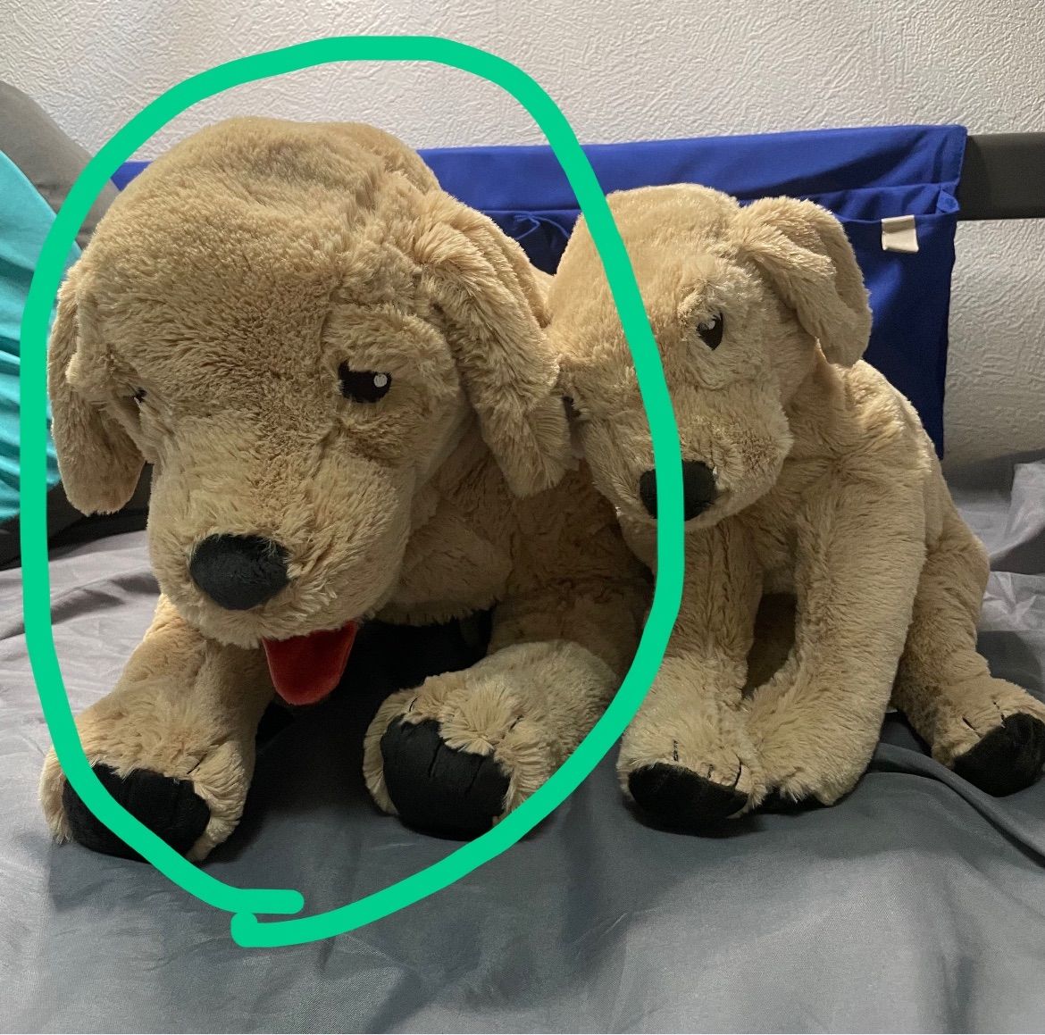 メルカリshops 新品 Ikea イケア ゴールデンレトリバーのぬいぐるみ 70cm
