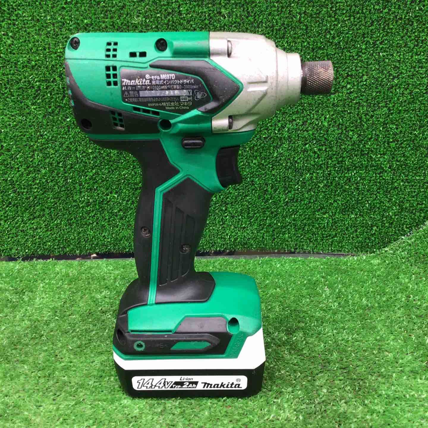Makita - 美品 マキタ Makita  M697DSX インパクトドライバー 中古品】◇マキタ(makita) コードレスインパクトドライバ 14.4V