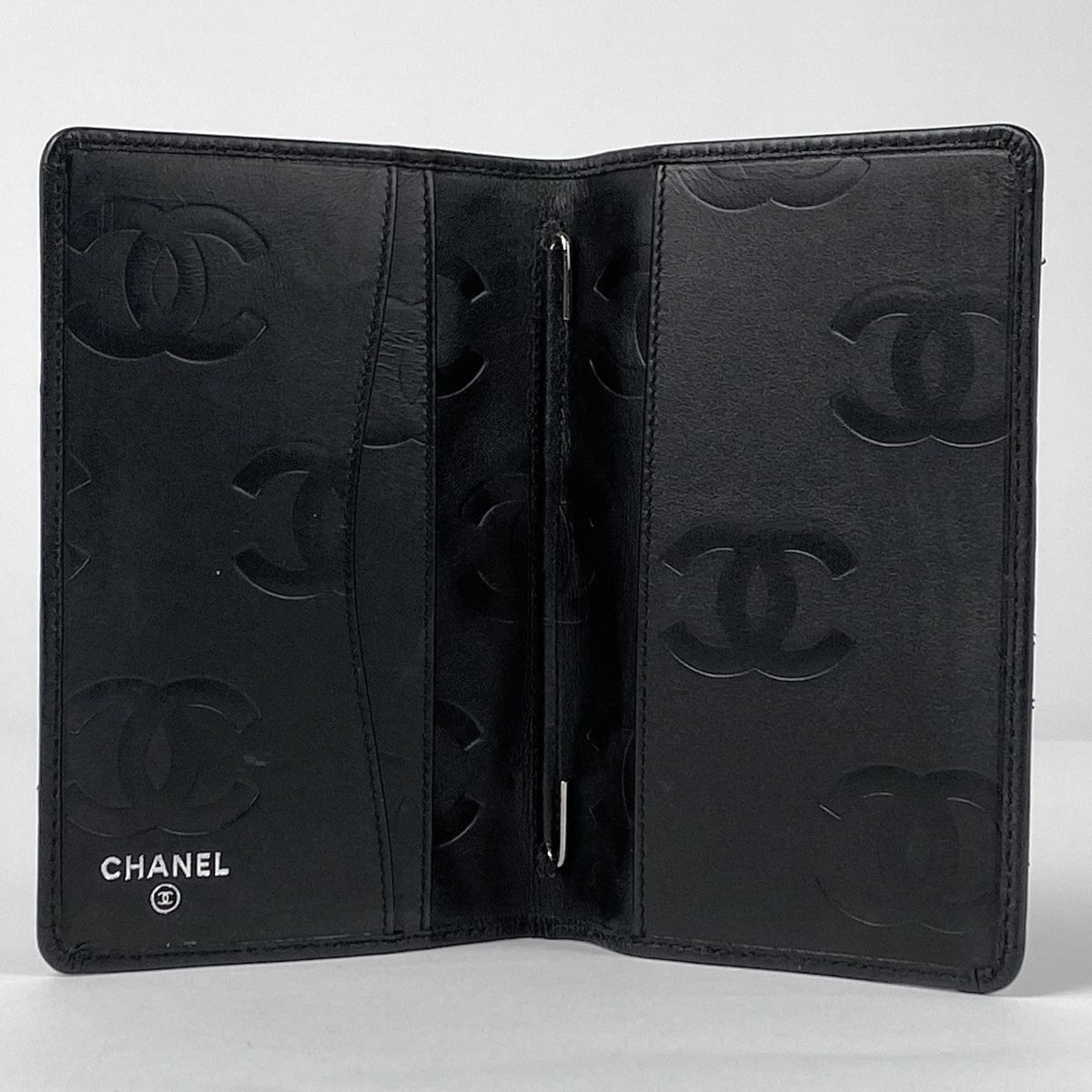 シャネル CHANEL カンボンライン 手帳カバー ココマーク レザー