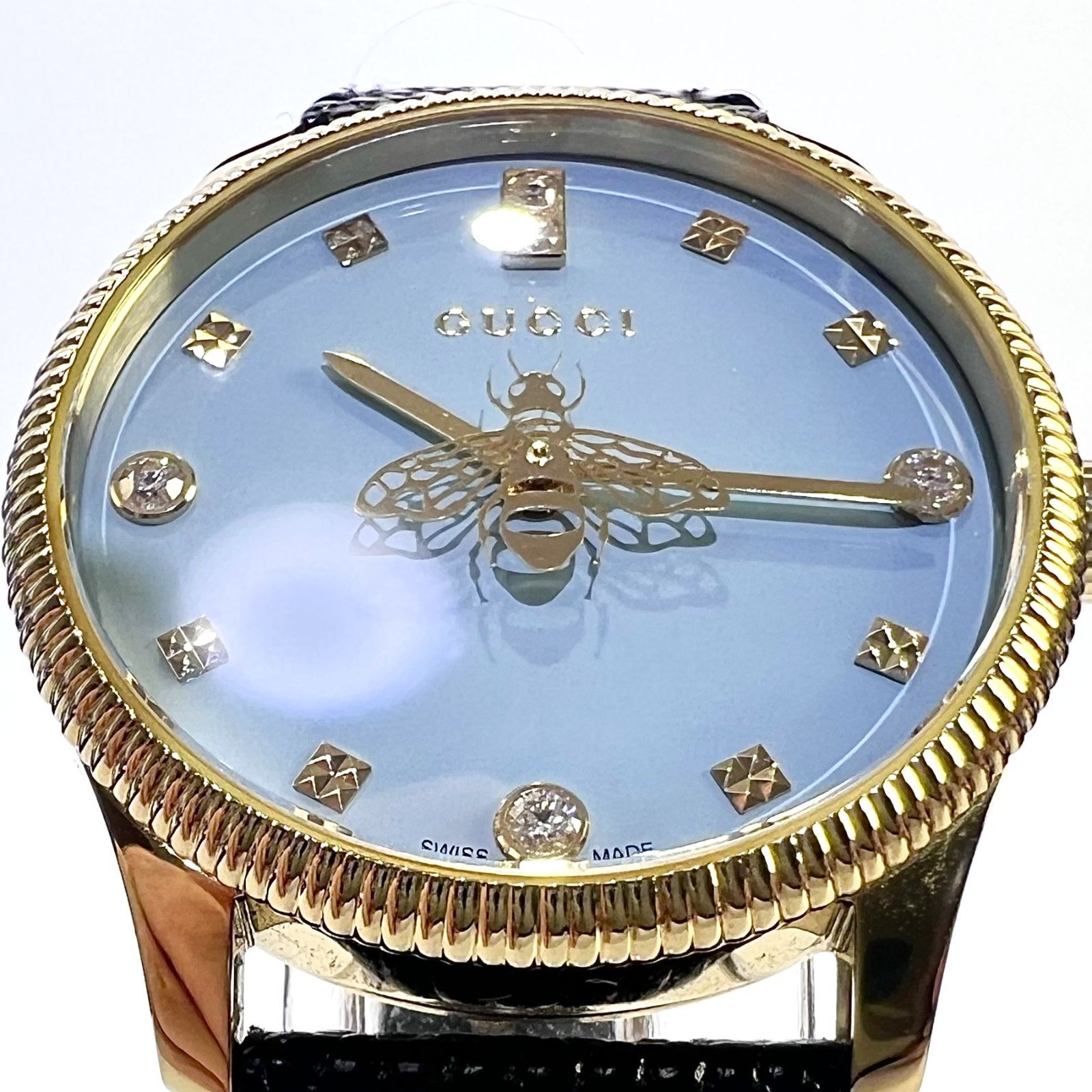 青文字盤 腕時計