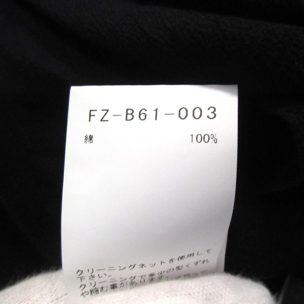 美品 23SS Yohji Yamamoto ヨウジヤマモト リボン ボウタイ 長袖 シフォンブラウス ロングシャツ FZ-B61-003 サイズ2 ブラック レディース 古着 中古 USED Yohji Yamamoto - 美品 23SS Yohji Yamamoto ヨウジヤマモト リボン