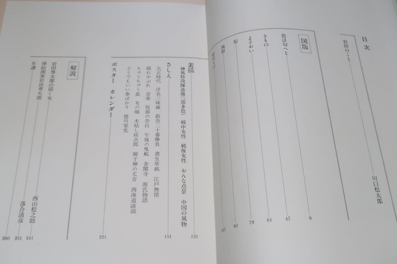 岩田専太郎名作画集/定価30000円/青年時代から晩年までの岩田