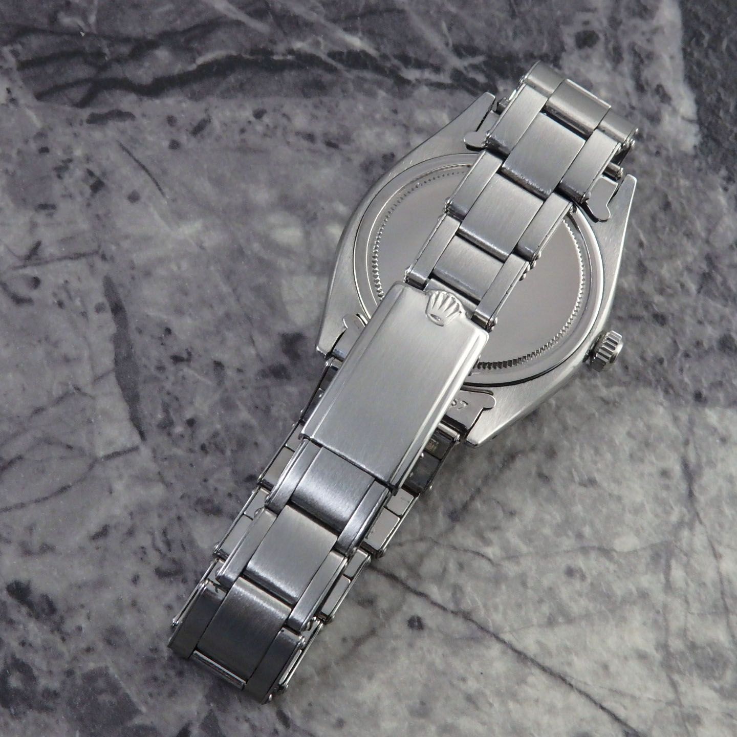 ロレックス オイスターデイト REF.6494 赤黒 カレンダー ブラック