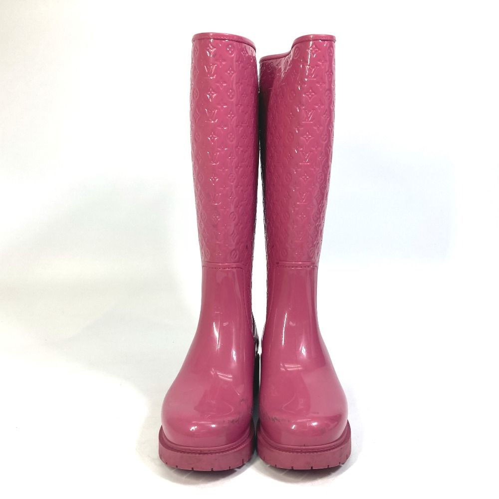 LOUIS VUITTONレインブーツ モノグラム ラバー レインシューズ LOUIS