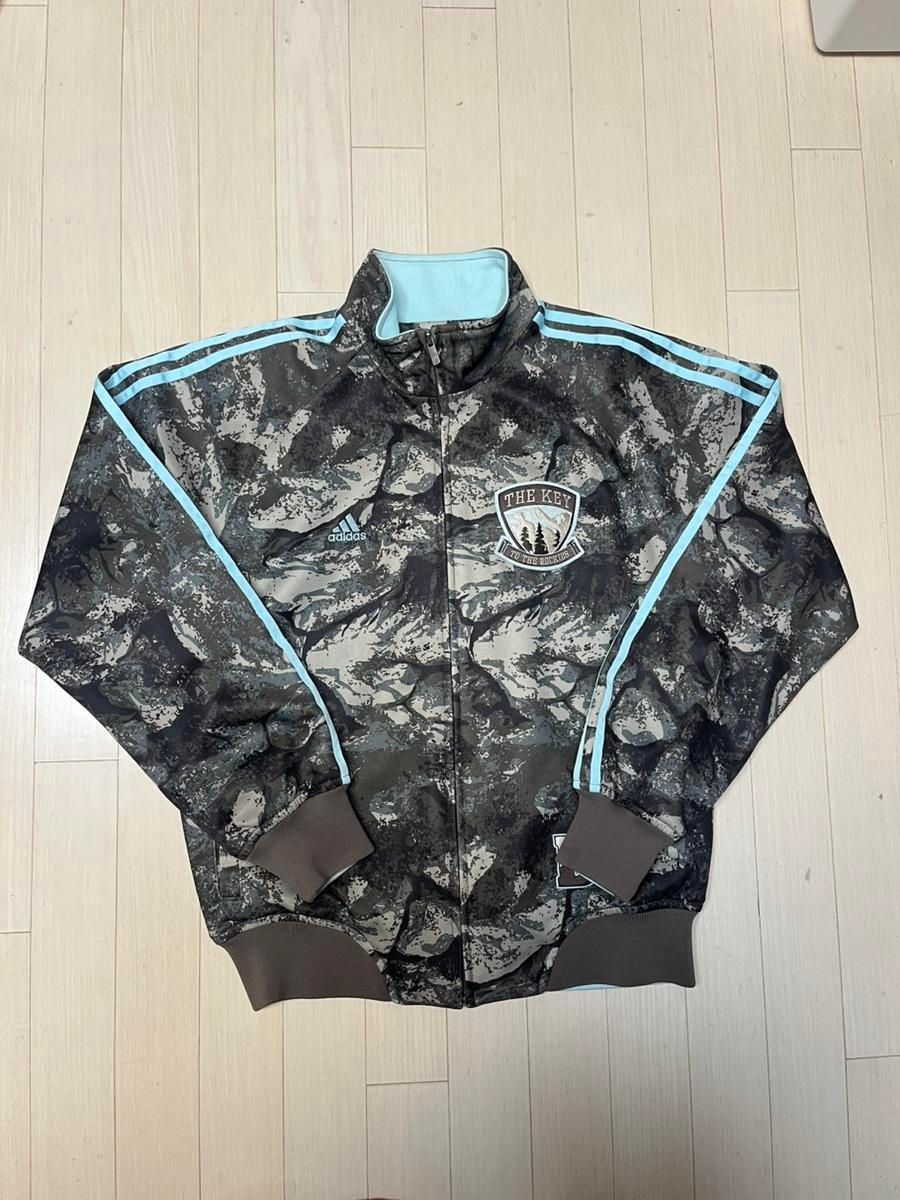 【雷市場（ポンジャン）商品韓国直送】adidas(アディダス) カモフラ トラックトップス ジャージ スカイブラウン XL