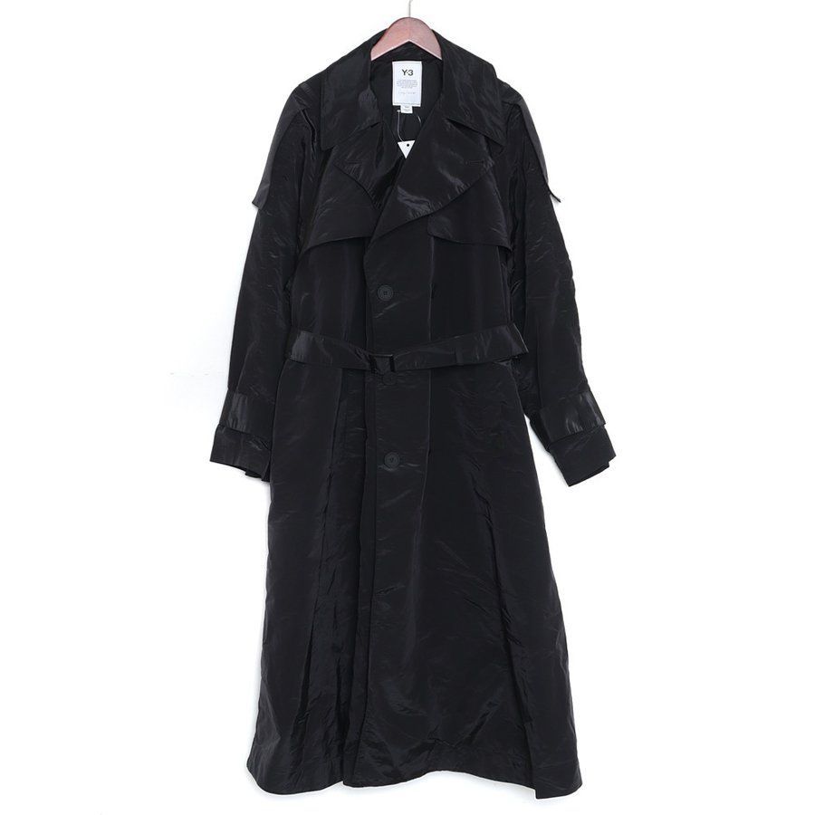 の*ん様 Y-3 トレンチコート Y-3 20SS W CL.L.TERN.COAT ナイロントレンチコート - メルカリ