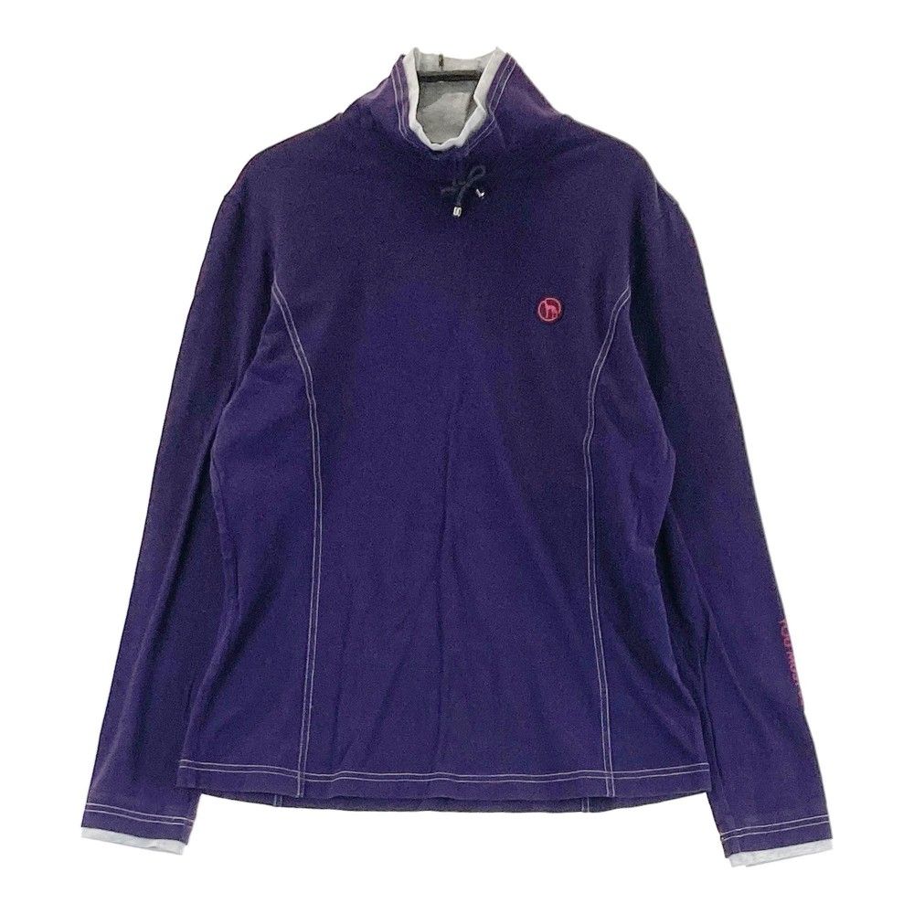 サイズ：38 ADABAT アダバット  ハイネック長袖Tシャツ  パープル系 [240101305356]# ゴルフウェア レディース ストスト