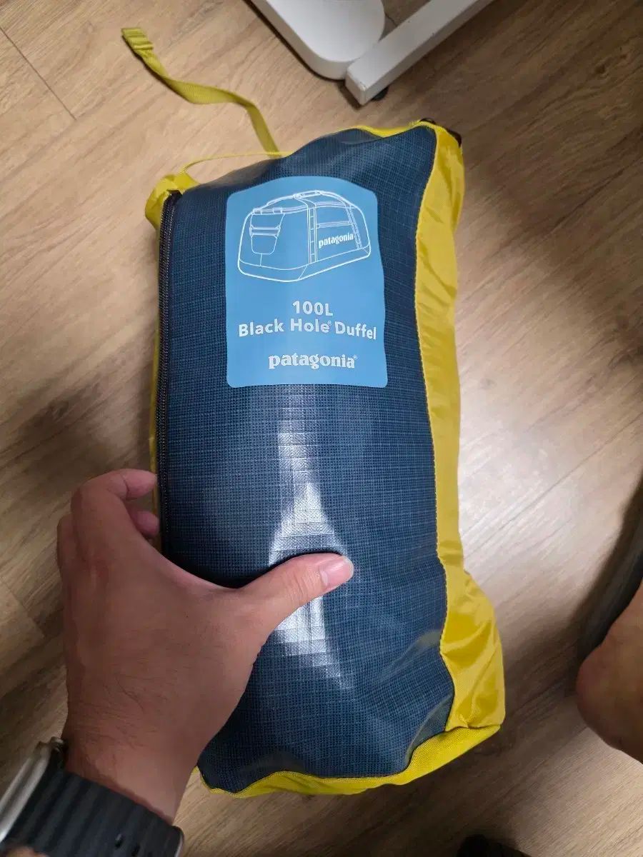 patagonia パタゴニア ブラックホール ダブルバッグ 100L 高密度 グリーンと 黄色