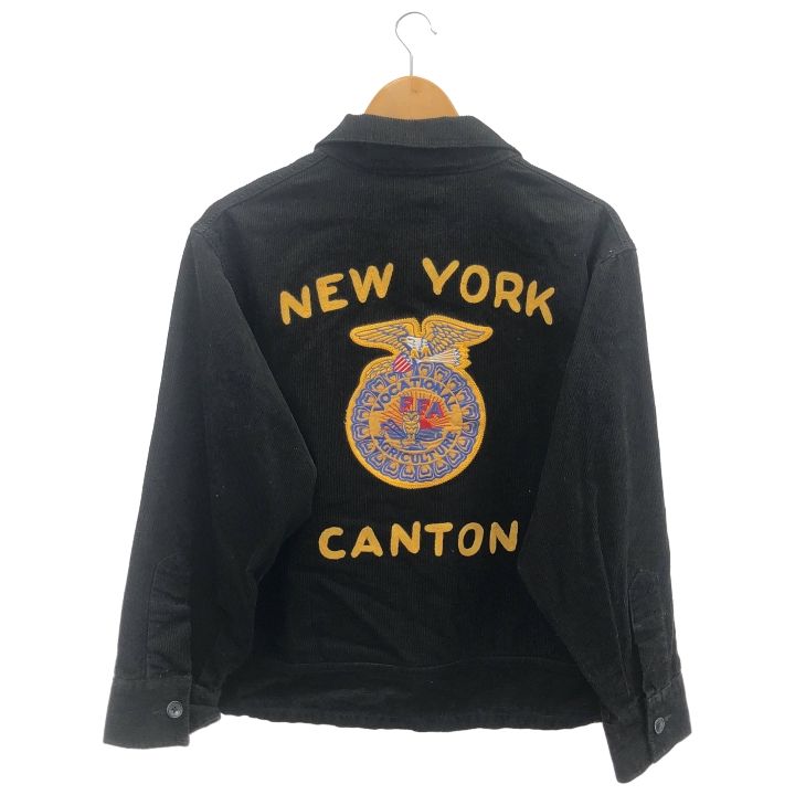 THRIFTY LOOK FFA コーデュロイジャケット ユニセックス ブラック